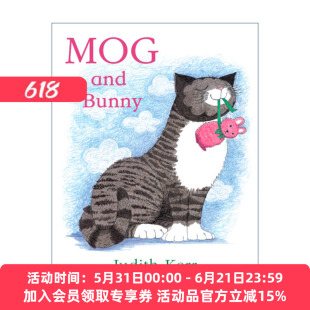 英文原版绘本 Mog and Bunny 小猫格格和兔子玩偶  朱迪思?克尔经典绘本 彩色插画 英文版 进口英语原版书籍