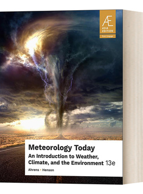 英文原版 Meteorology Today 现代气象学 天气气候与环境导论 第13版 Ahrens/Henson 英文版 进口英语原版书籍