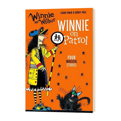 女巫温妮与黑猫威尔伯 温妮在巡逻 英文原版 Winnie and Wilbur Winnie On Patrol 温妮女巫魔法故事 牛津英文版儿童小说章节书