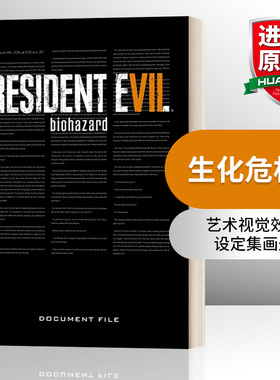 英文原版 Resident Evil 7 生化危机7 生化危机文件档案 经典游戏系列 艺术视觉效果设定集画册 精装 英文版 进口英语原版书籍