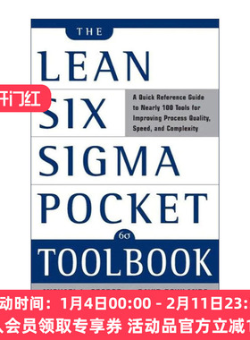 英文原版 Lean Six Sigma Pocket Toolbook 精益六西格玛速查手册 英文版 进口英语原版书籍