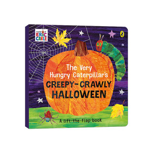 Creepy 绘本 The Crawly Hungry 英文版 精装 Halloween 进口英语原版 毛毛虫 Caterpillar 惊悚万圣节 Very 英文原版 书 好饥饿
