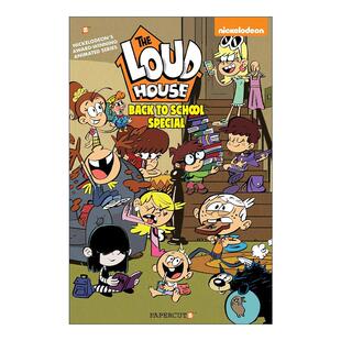 House 书籍 进口英语原版 喧闹一家亲 The Loud 回校特辑 Back 英文版 英文原版 School 儿童全彩幽默漫画 Special