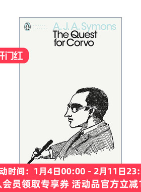 英文原版 The Quest for Corvo 追寻科尔沃 Frederick Rolfe传记 A.J.A.西蒙斯 企鹅现代经典 英文版 进口英语原版书籍