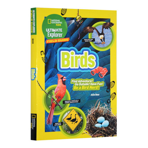 英文原版 Ultimate Explorer Field Guide Birds 美国国家地理 终极探险家野外指南 鸟类 英文版
