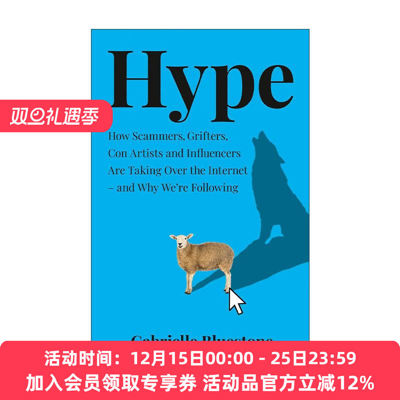 英文原版 Hype 炒作 互联网时代为何处处是骗局 Gabrielle Bluestone 英文版 进口英语原版书籍