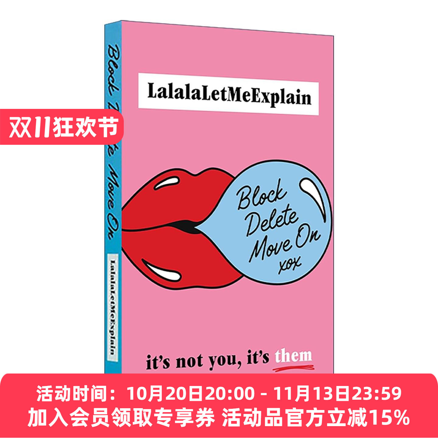 英文原版 Block  Delete  Move On 拉黑 删除 向前看 当代女性的约会防身术 精装 英文版 进口英语原版书籍
