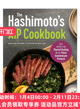 英文原版 Hashimoto's AIP Cookbook 桥本氏AIP饮食食谱 缓解治愈甲状腺疾病简易烹饪指南 英文版 进口英语原版书籍