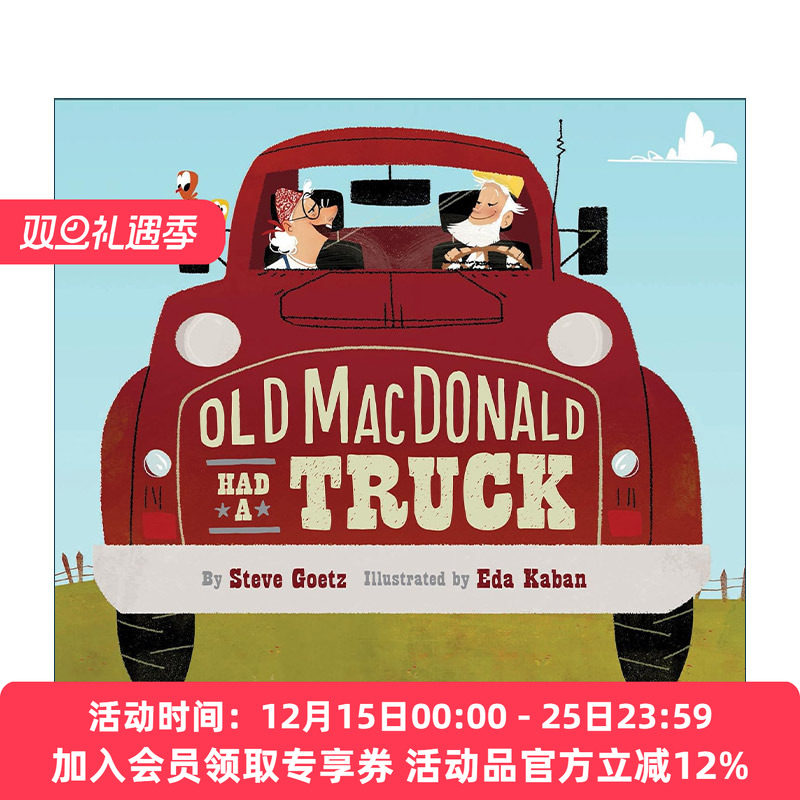 英文原版 Old MacDonald Had a Truck 老麦家有辆卡车 精装 经典民谣卡车知识 英文版 进口英语原版书籍