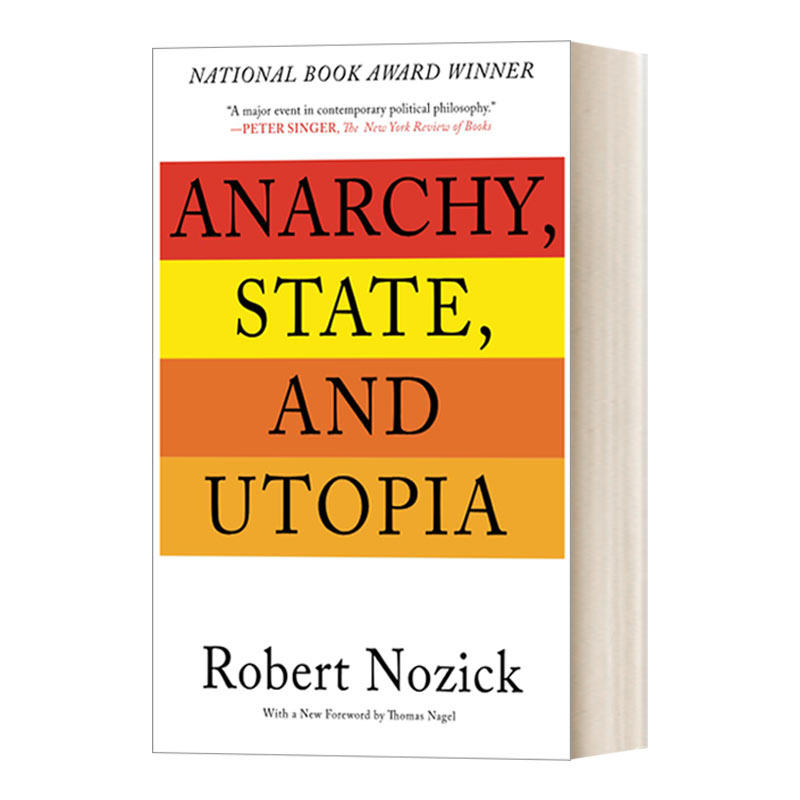 英文原版 Anarchy State and Utopia 无政府 国家和乌托邦 1975美国国家图书奖 英文版 进口英语原版书籍