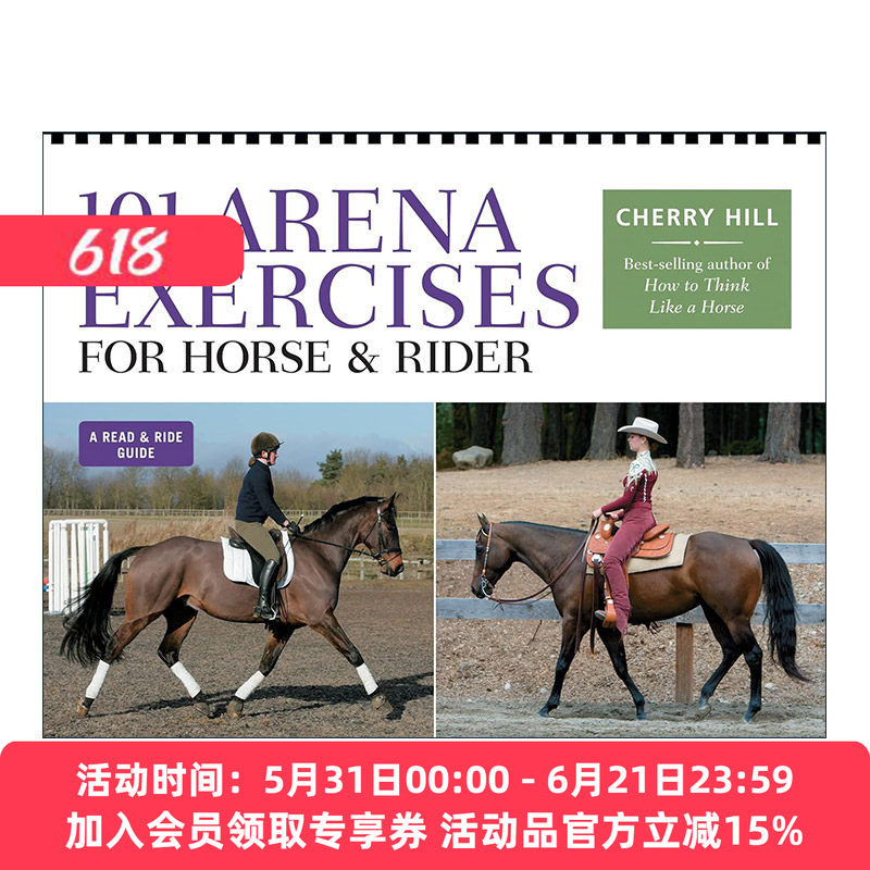 英文原版 101 Arena Exercises for Horse & Rider 马术竞技场练习 英文版 进口英语原版书籍