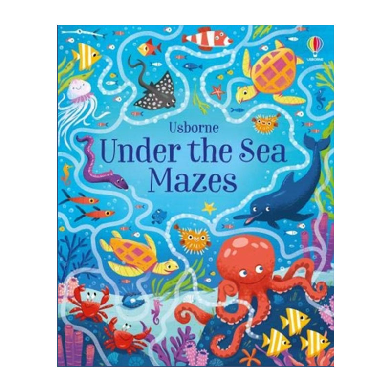 海底世界迷宫活动书  英文原版 Under the Sea Mazes 英文版 进口英语原版书籍