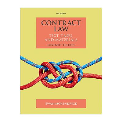 英文原版 Contract Law 合同法 第十一版 Ewan McKendrick 英文版 进口英语原版书籍