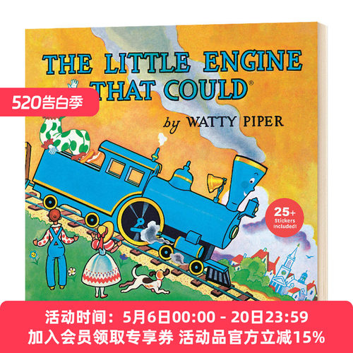 勇敢的小火车头做到了 英文原版 The Little Engine That Could 直面克服困难坚持不懈童书 好性格培养 英文版进口原版英语书籍