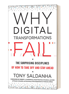 英文原版 Why Digital Transformations Fail 数字转型为何失败 如何起飞和保持领先 精装 英文版 进口英语原版书籍
