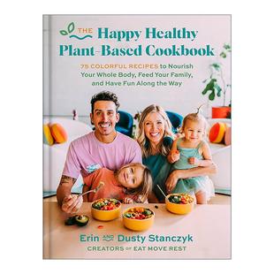 Healthy 书籍 进口英语原版 The Happy 道缤纷食谱 Based Plant 英文版 英文原版 Cookbook 精装 快乐健康植物基料理