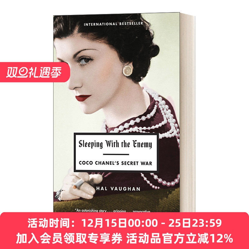 与敌人共眠 英文原版 Sleeping with the Enemy Coco Chanel's Secret War 可可·香奈儿的秘密战争 英文版 进口英语原版书籍
