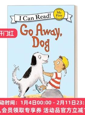英文原版 Go Away Dog 小狗 走开 My First I Can Read分级阅读 英文版 进口英语原版书籍