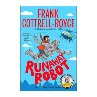 Cottrell 书籍 Robot 进口英语原版 英文版 Boyce Frank 儿童奇幻魔法小说 拯救失控机器人 Runaway 英文原版