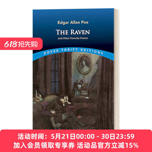 爱伦坡 英文原版 The Raven and Other Favorite Poems 乌鸦和其他诗歌 Dover Thrift Editions 英文版 进口英语原版书籍