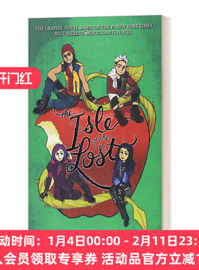 英文原版 The Isle of the Lost The Graphic Novel A Descendants Novel 迷失岛 漫画小说 英文版 进口英语原版书籍