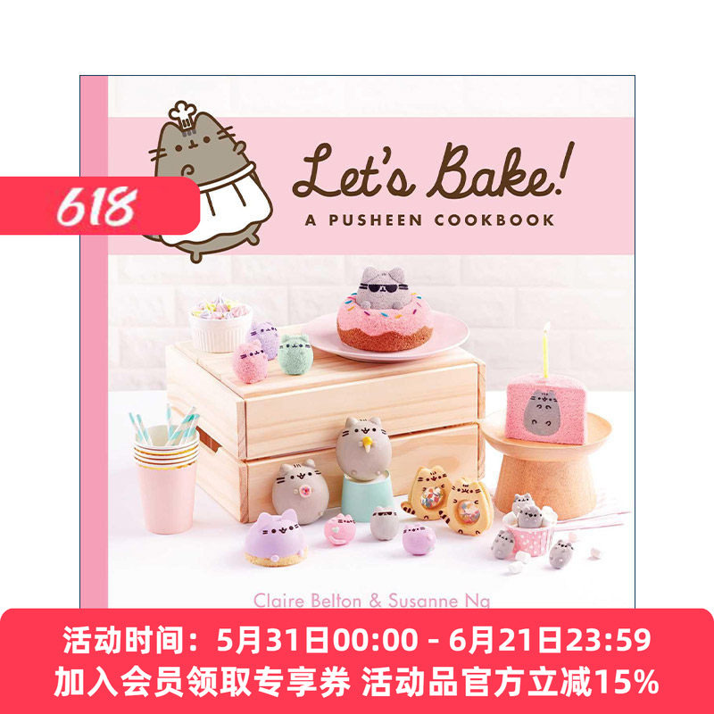 英文原版 Let's Bake 胖吉猫 烘焙食谱书 精装 英文版 进口英语原版书籍