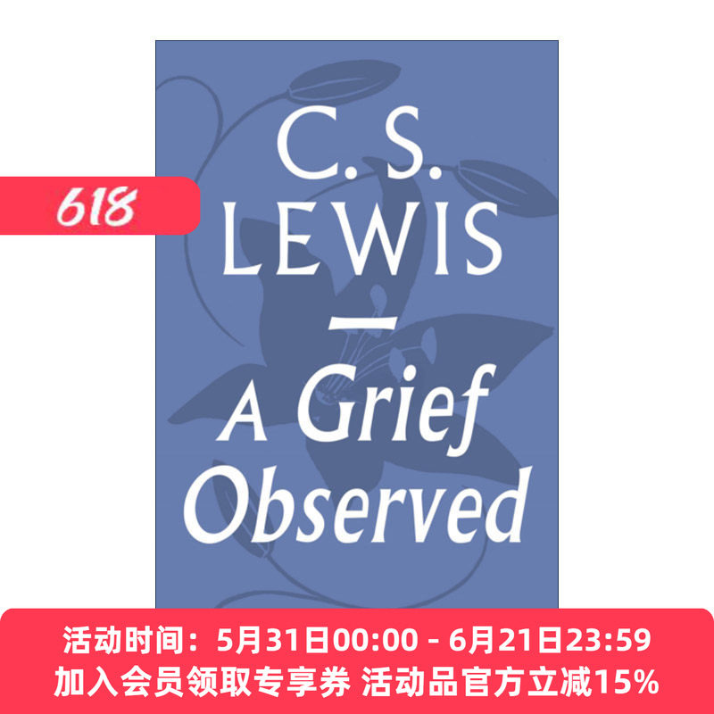 英文原版 A Grief Observed 卿卿如晤 C.S.路易斯 英文版 进口英语原版书籍