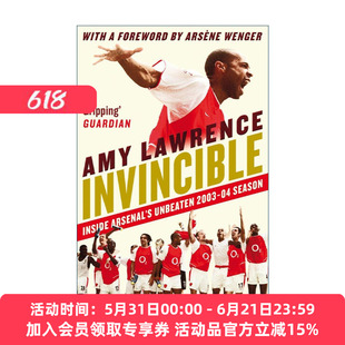 英文原版 Invincible 所向披靡 阿森纳无可阻挡的03-04赛季 足球史 英文版 进口英语原版书籍