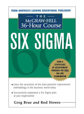 英文原版 Six Sigma The McGraw-Hill 36-Hour Course麦格劳希尔全方位经理人36小时实务进修课程 六西格玛 进口英语原版书籍