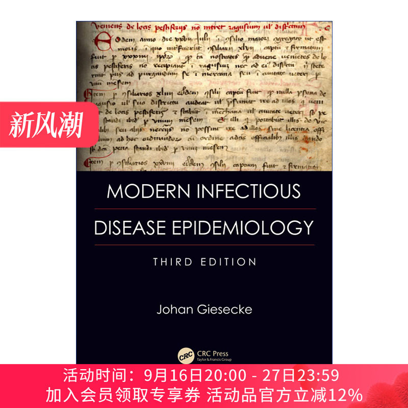 现代传染病流行病学  英文原版 Modern Infectious Disease Epidemiology 第3版 英文版 进口英语原版书籍