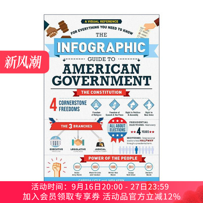 英文原版 The Infographic Guide to American Government 图解美国政府 英文版 进口英语原版书籍