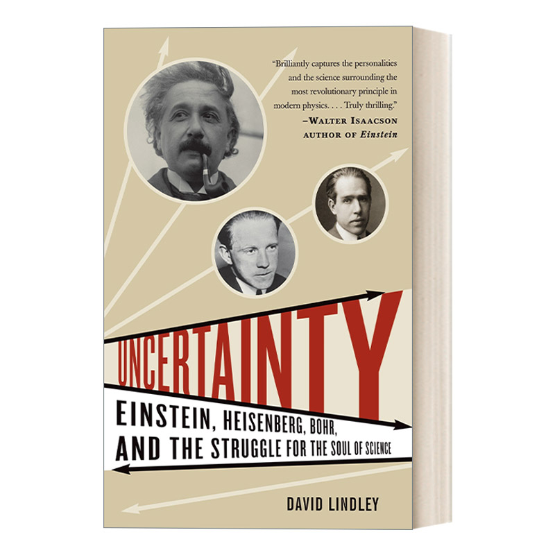 英文原版 Uncertainty 科学之魂 爱因斯坦、海森堡、玻尔关于不确定性的辨论 David Lindley 英文版 进口英语原版书籍