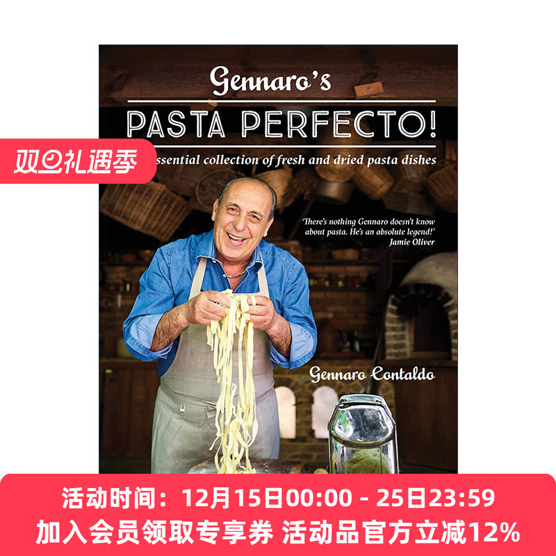 英文原版 Gennaro's Pasta Perfecto 意大利名厨Gennaro Contaldo的完美意面食谱 精装 英文版 进口英语原版书籍