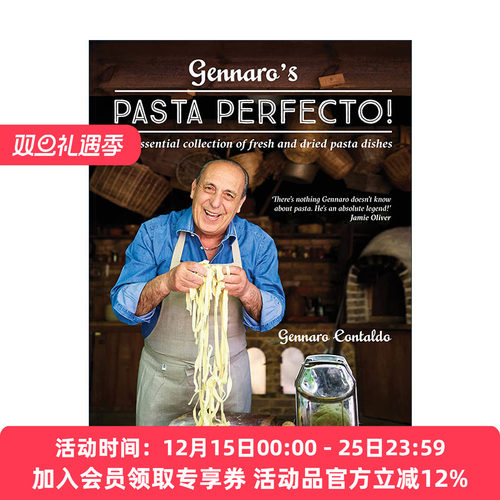 英文原版 Gennaro's Pasta Perfecto 意大利名厨Gennaro Contaldo的完美意面食谱 精装 英文版 进口英语原版书籍