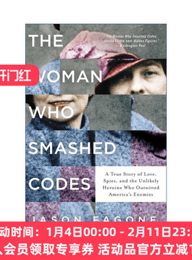 密码女王  英文原版 The Woman Who Smashed Codes 关于爱情、间谍与智胜纳粹的真实故事 英文版 进口英语原版书籍