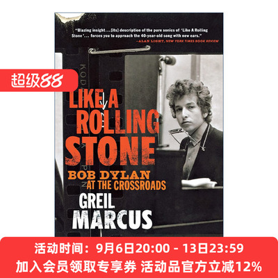 像一块滚石  英文原版 Like a Rolling Stone 鲍勃迪伦的人生十字路口 英文版 进口英语原版书籍