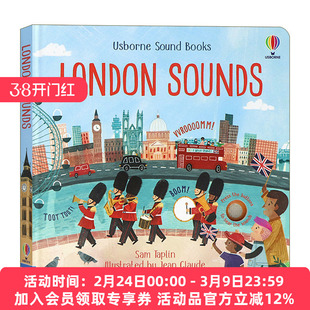 伦敦发声书 英文原版 London Sounds 英文版 进口英语原版书籍