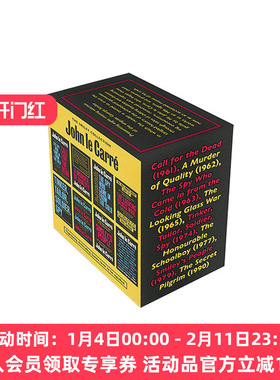 英文原版 The Smiley Collection Boxset 约翰?勒卡雷史迈利系列小说8册套装 John le Carre经典侦探小说 英文版 进口英语原版书