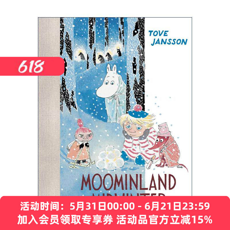英文原版 Moominland Midwinter 姆明谷的冬天 精装彩色插画收藏版 英文版 进口英语原版书籍