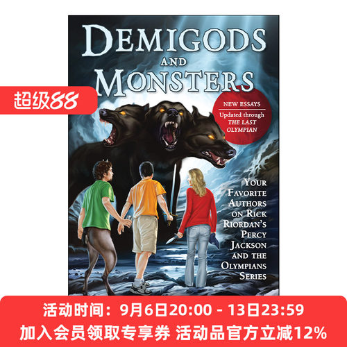 半神与魔兽 英文原版 Demigods and Monsters 你喜欢的作者Rick Riordan雷克·莱尔顿论波西杰克逊系列 英文版 进口英语原版书籍