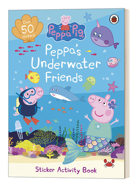 英文原版 Peppa Pig Peppa’s Underwater Friends 小猪佩奇的海洋朋友 儿童绘本 英文版 进口英语原版书籍
