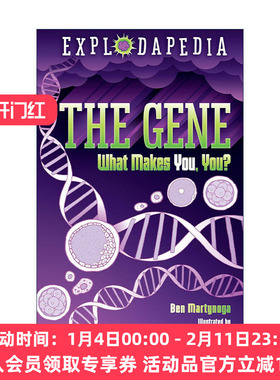 英文原版 Explodapedia: the Gene 爆炸科普系列 基因 为何你成为你 英文版 进口英语原版书籍
