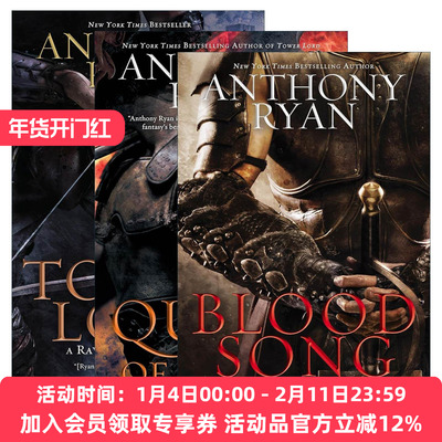 英文原版 Raven's Shadow 渡鸦之影1-3册 奇幻小说 安东尼·雷恩 英文版 进口英语原版书籍