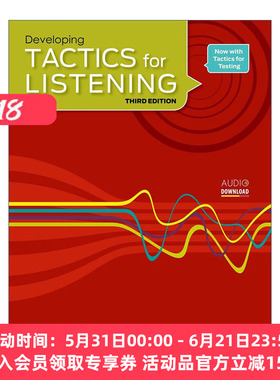 英文原版 Tactics for Listening Developing Student Book 牛津听力策略2 英文版 进口英语原版书籍