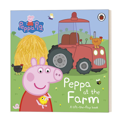 英文原版 Peppa Pig At the Farm 小猪佩奇在农场 纸板翻翻书 英文版 进口英语原版书籍