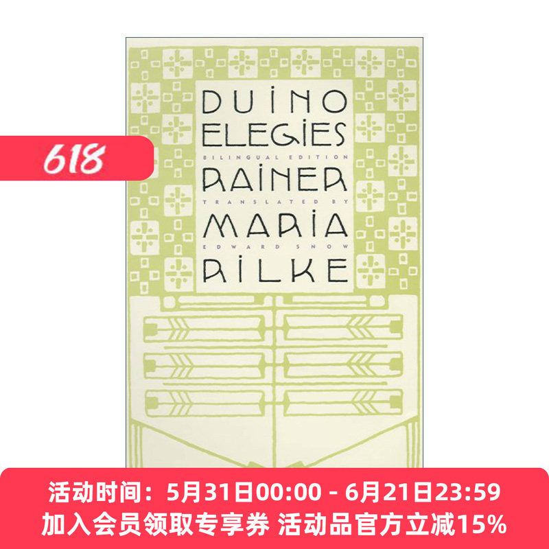 英文原版 Duino Elegies A Bilingual Edition 里尔克 杜伊诺哀歌 双语版 德语-英语 英文版 进口英语原版书籍