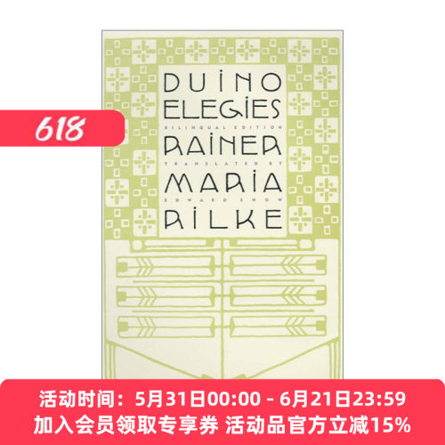 英文原版 Duino Elegies A Bilingual Edition 里尔克 杜伊诺哀歌  双语版  德语-英语 英文版 进口英语原版书籍