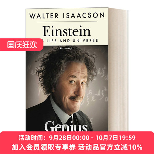 英文原版 Einstein His Life and Universe 爱因斯坦传 英文版 进口英语原版书籍