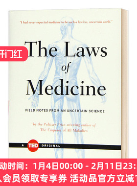 医学规律 英文原版 The Laws of Medicine 英文版进口原版英语书籍 Siddhartha Mukherjee