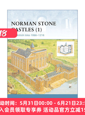 诺曼人石堡  英文原版 Norman Stone Castles 1 不列颠群岛1066-1216 世界防御要塞系列 英文版 进口英语原版书籍